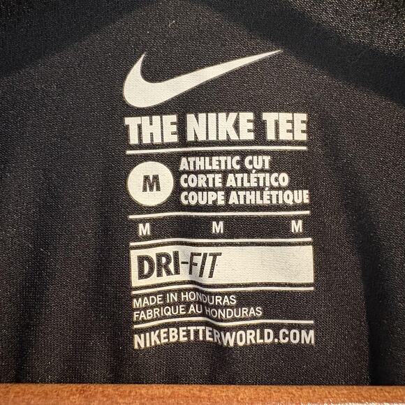 Nike Shirt Womens Medium Black Dri-FIT Athletic Training Running CU7593-010 - Picture 2 of 12